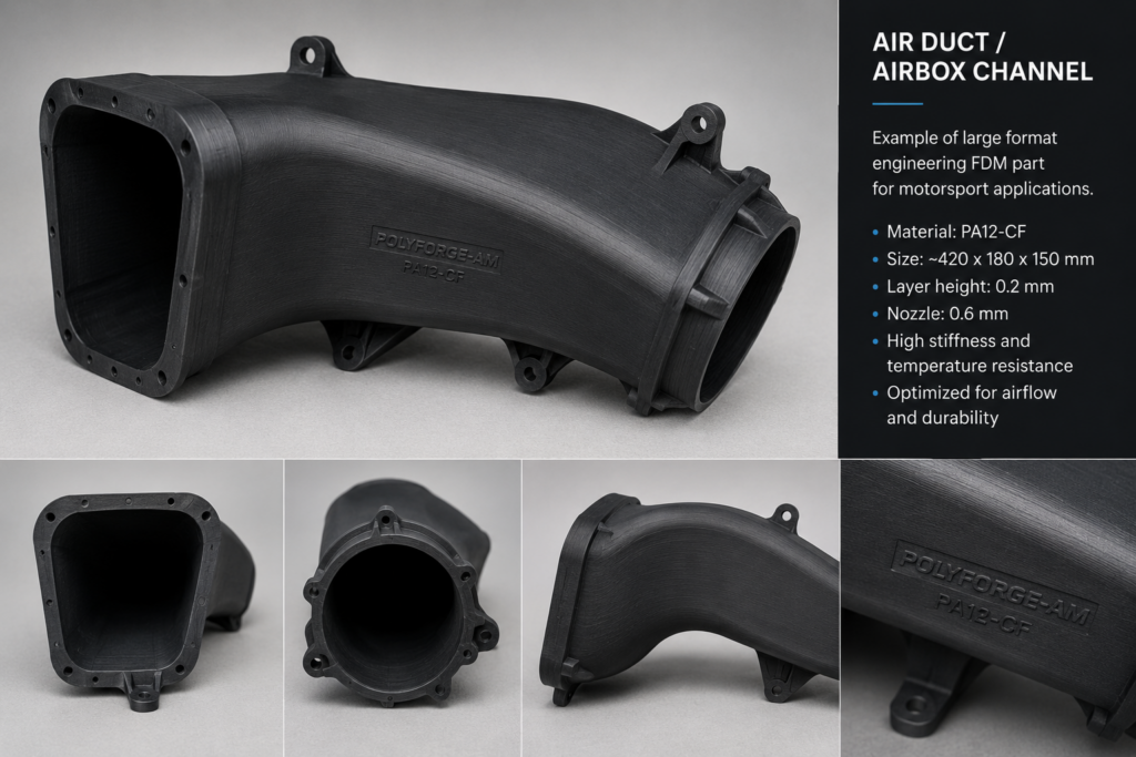 3D printing for motorsport applications
