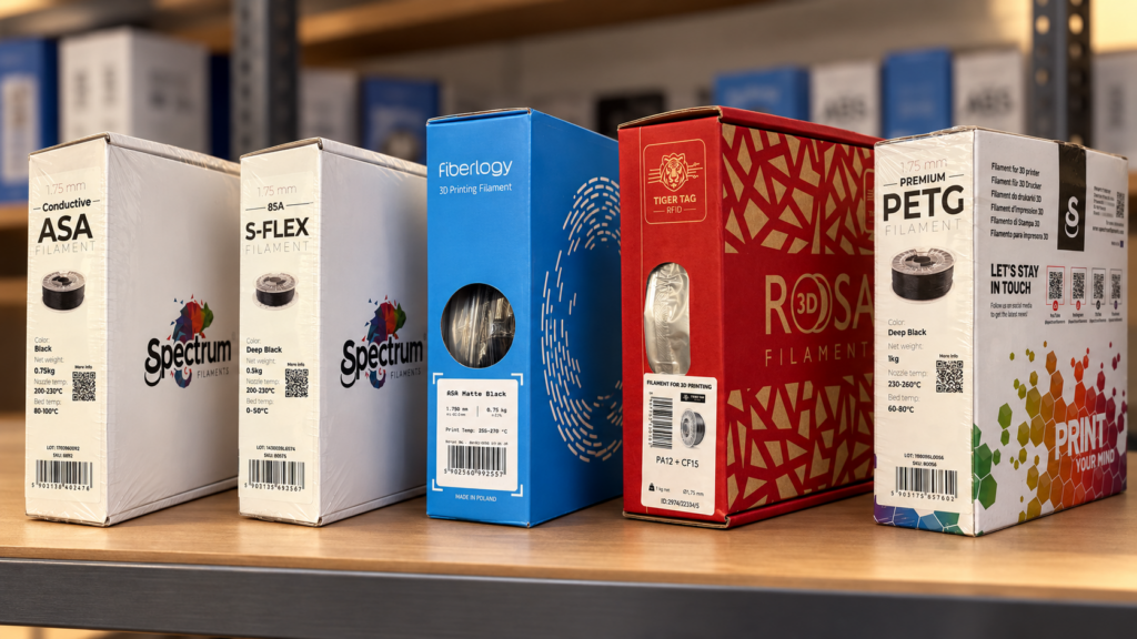 industrial 3d printing filament materials
